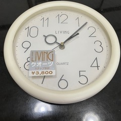 新品の掛け時計　直径24.5㌢　