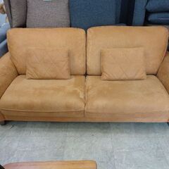 RELAX  FORM　３人掛けソファ　スウェード調
