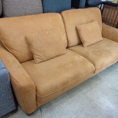 RELAX  FORM　３人掛けソファ　スウェード調