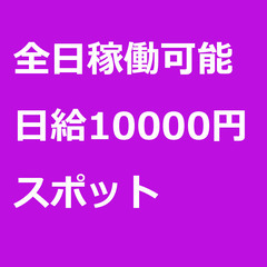 【スポット案件/急ぎ募集】【日給10000円】石川県金沢市 / ...