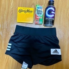 【完売御礼】食品特典付♪新品タグ付adidasスポーツパンツ❷