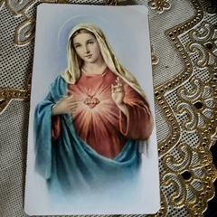 聖母マリア様　奇跡　不思議　ポストカード