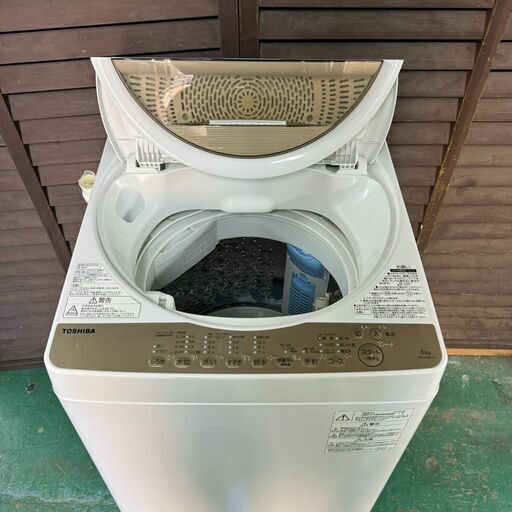 A5035☆東芝 2020年製 AW-6G8☆ 全自動洗濯機 6.0㎏ 生活家電 1人  