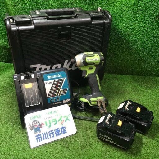 マキタ TD170D 充電式インパクトドライバー バッテリー2個付き【市川行徳店】【店頭取引限定】【中古】管理番号：ITKA0A6742LC