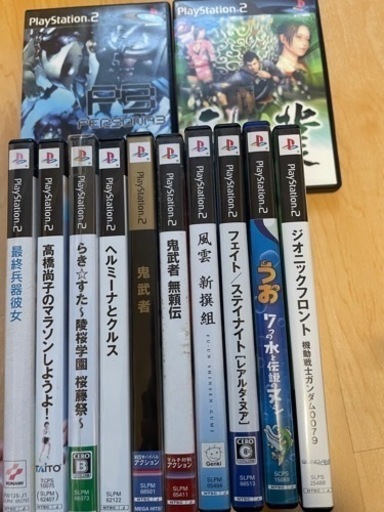 まとめ売り　PS2  鬼武者　 ジオニックフロント　うお　等