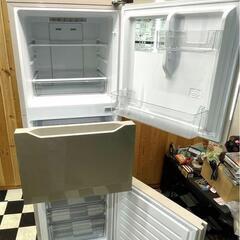 配送込み】TWINBIRD 3ドア冷蔵庫 KHR-EJ19 2018年製 199L シルバー