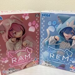 【中古玩具】Re;ゼロ　REM＆RAMセットフィギュア