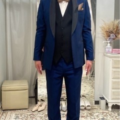 YNS タキシード　ネイビー