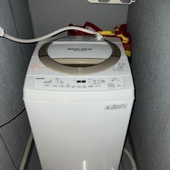 【無料】TOSHIBA洗濯機(2年ほど使ってました。)