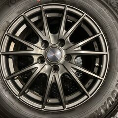 【YOKOHAMA ice GUARD iG50 PLUS 215/65R16】スタッドレス【Weds VELVA 16インチ 6.5J5HPCD114.3+40】バリ溝 アルファード等　(KTL004)