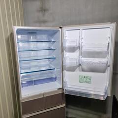 5820‼️配送設置は無料?‼️氷点下ストッカー✨三菱 455L 5ドア 冷蔵庫