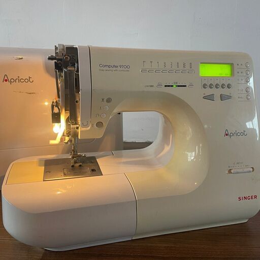 apricot☆singer☆9700☆ミシン☆動作確認済み☆配送無料 （シンガー 