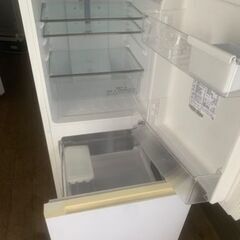 福岡市内配送無料 HR-G13A-W 冷蔵庫 ホワイト [2ドア /右開きタイプ /134L]