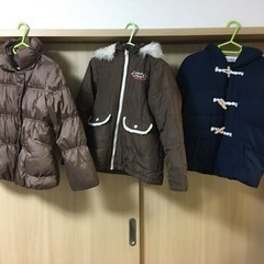 女の子用コート3着