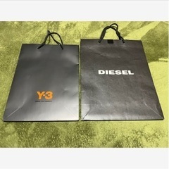 2枚セットY-3 DIESELショップ袋　ショッパー