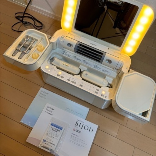 【サキナ】美顔器(ビジュー) 説明書・タンク洗浄剤付き サキナ】美顔器(ビジュー) 説明書・タンク洗浄剤付き サキナビジュー用