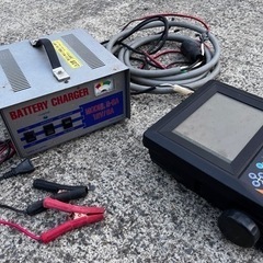 バッテリーcharger、魚群探知機、コード