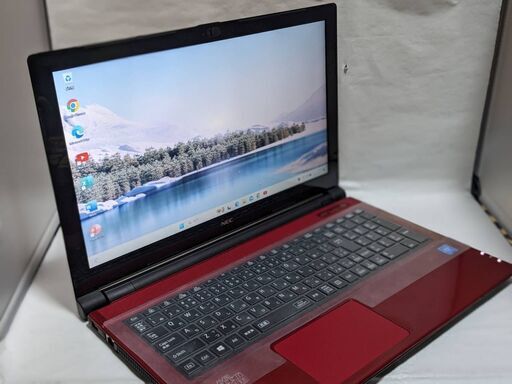NECLavieNS150G赤美品SSD256GBWIN11Office2021
