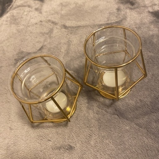キャンドルホルダー2個セット