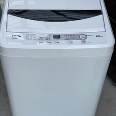 送料・設置込み可　洗濯機　6kg ヤマダ　2017年