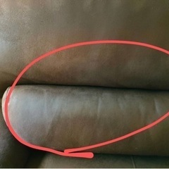 定価10万 シンセティックレザー　2人掛けソファ　合皮　茶色