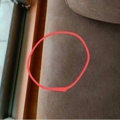 定価10万 シンセティックレザー　2人掛けソファ　合皮　茶色