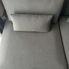 【取引可能3/27迄使用期間2ヶ月美品】IKEA ソーデルハムン3人掛け　アームレスト付き