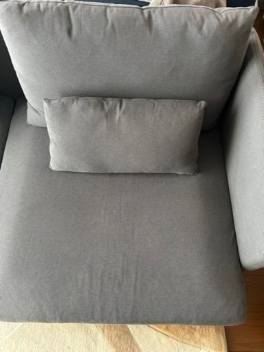 取引可能3/27迄使用期間2ヶ月美品】IKEA ソーデルハムン3人掛け  