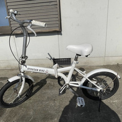 Softbank おとうさん自転車（白）新品購入２年前