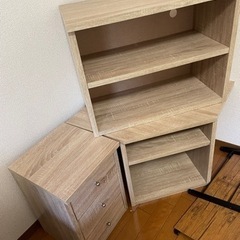 決まりました！収納家具 カラーボックス