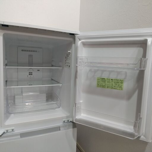 SHARP 2ドア冷蔵庫 SJ-PD28F-W 2020年製 ag-ad073