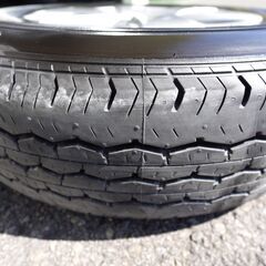 新車外し・ハイエース/ ECOPIAタイヤ+ホイール 195/80/R15 4本