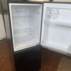 福岡市内配送設置無料 2022年式 140L 霜取り不要 2ドア冷蔵庫BK(