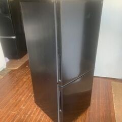福岡市内配送設置無料 2022年式 140L 霜取り不要 2ドア冷蔵庫BK(