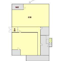 ★白老町コーポＰＴ1階部分★ （倉庫貸し）685.30㎡