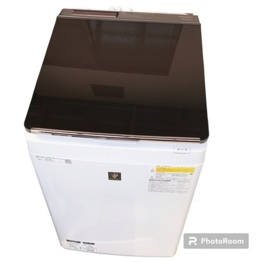 ★美品❗️SHARP シャープ　電気洗濯乾燥機　ES-PU10C 10kg プラズマクラスター❗️2018年製