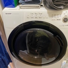 【処分予定】【値下げ不可】SHARP ドラム式洗濯機   202...