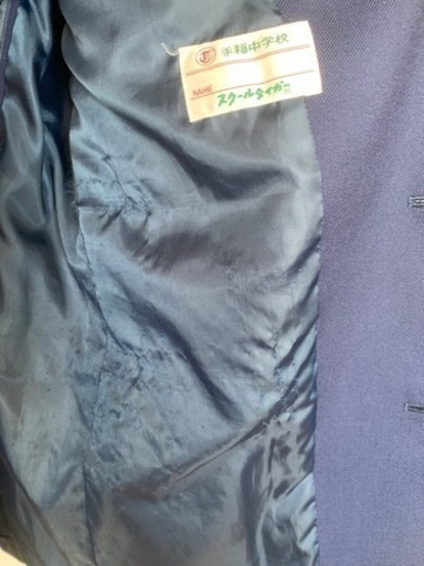 3/28まで引取り希望！手稲中学校男子制服180A パンツ2本セットジャージ  