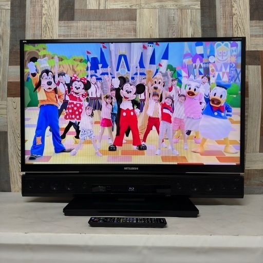 即日受渡❣️三菱39型液晶TVブルーレイ\u0026ハンドディスク搭載29500円