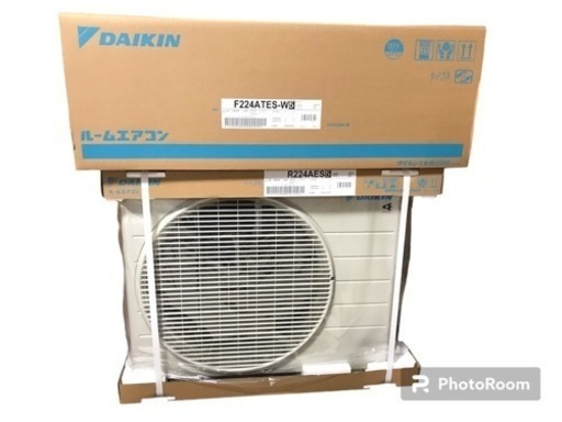 ★新品未開封品❗️DAIKIN ダイキン　ルームエアコン　S224ATES ホワイト　6畳程度用