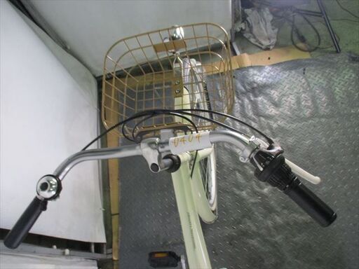 D404 ☆13800円☆整備済み 中古子供自転車 アサヒ【24インチ 白 】