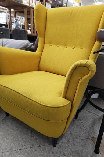 IKEA STRANDMON 1人掛け ソファ イエロー ☆大特価