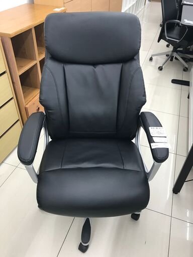 ★ジモティ割あり★ NITORI オフィスチェア ブラック H110×D79×W69 クリーニング済み HJ2563