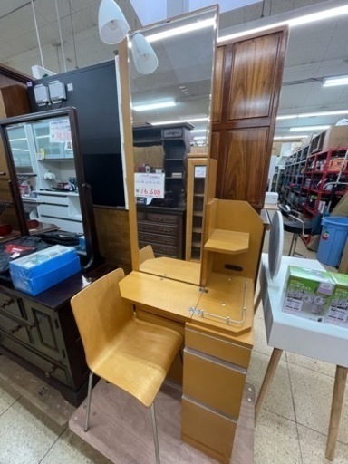 ドレッサー イス付き 多収納