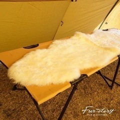 高木ミンク ムートン コット＆チェアシート 長毛フリース ムートンラグ