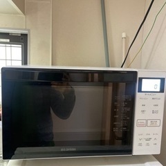 【美品】オーブン機能付き電子レンジ　アイリスオーヤマ