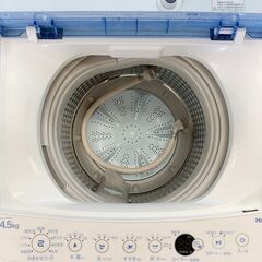 24C189_ジB 【美品】Haier ハイアール 4.5kg全自動洗濯機 JW-C45FK