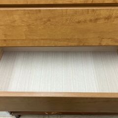 4段ローチェスト ウッド調 木目調 No.950○ ※現金、クレジット 