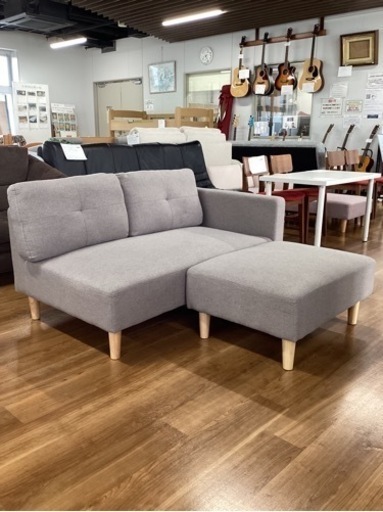 ソファー(オットマン付き)【町田市再生家具】233205