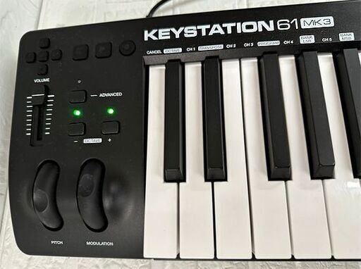 通電OK M-AUDIO MK3 KEYSTATION 61 MIDIキーボード エムオーディオ キーステーション セミウェイト USB 札幌市白石区 白石店